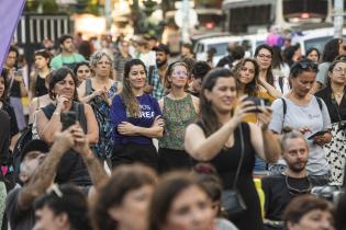 Juntada Feminista en la plaza Fabini en el marco del Día de la Mujer Juntada Feminista en la plaza Fabini en el marco del Día de la Mujer
