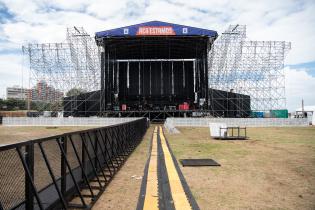 Armado del festival «Acá Estamos»