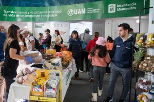 Stand de la intendencia de Montevideo en la Expo Prado 2023