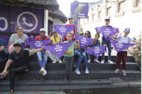 Punto violeta en la Semana Criolla del Prado