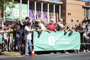 Llegada de la 78a Vuelta Ciclista del Uruguay, en la Intendencia de Montevideo