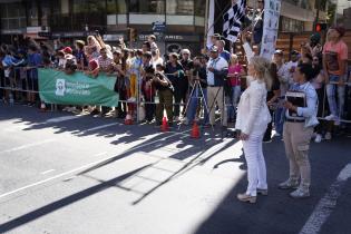 Llegada de la 78a Vuelta Ciclista del Uruguay, en la Intendencia de Montevideo