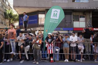 Llegada de la 78a Vuelta Ciclista del Uruguay, en la Intendencia de Montevideo