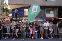 Llegada de la 78a Vuelta Ciclista del Uruguay, en la Intendencia de Montevideo