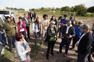 Recorrida por área liberada en el barrio Borro
