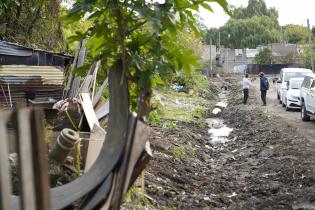 Recorrida por área liberada en el barrio Plácido Ellauri