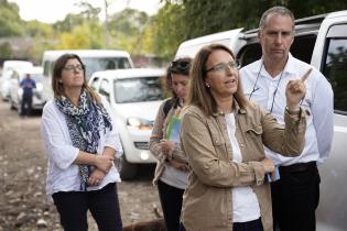Recorrida por área liberada en el barrio Plácido Ellauri