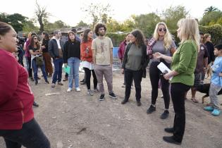 Recorrida por área liberada en el barrio Plácido Ellauri