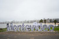 Intervención en letras de Montevideo en el marco del mes de la Memoria , 08 de Mayo de 2023