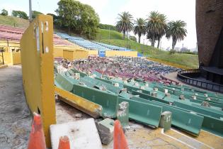 Avance de obras de remodelación en el Teatro de Verano