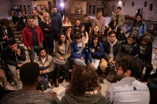 Lectura pública del Herrero y la Muerte en la Iglesia de San Pedro en el departamento de Durazno, 12 de Mayo 2023