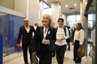 Reunión de la intendenta de Montevideo, Carolina Cosse, con el Ministro de Ambiente por motivo del "déficit hídrico".