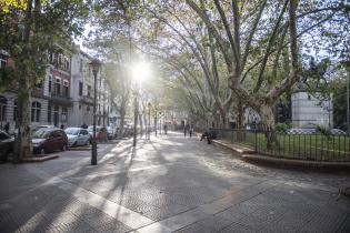 Fumagación en bocas de tormenta en parques y plazas