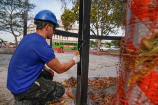 Obras en el Memorial de ex presas políticas Obras en el Memorial de ex presas políticas