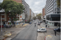Calle 21 de Setiembre esquina Luis de la Torre previo a las intervenciones de Montevideo se Adelanta