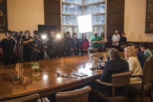 Rueda de prensa IM y UDELAR Rueda de prensa IM y UDELAR