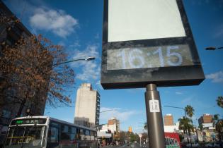 Reloj en Av. Agraciada y Grito de Asencio, 30 de mayo de 2023