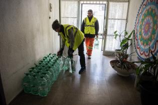 Reparto de agua a merenderos por crísis hídrica, 30 de mayo de 2023