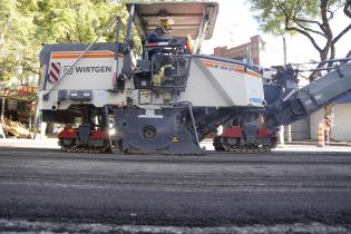 Recapado asfáltico en la avenida 21 de setiembre Recapado asfáltico en la avenida 21 de setiembre