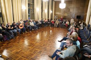 Reunión con concejales vecinales por crísis hídrica Reunión con concejales vecinales por crísis hídrica
