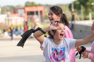 Encuentro de básquet de escuelas de Casavalle en el Centro Cívico Luisa Cuesta