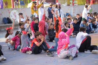 Encuentro de básquet de escuelas de Casavalle en el Centro Cívico Luisa Cuesta