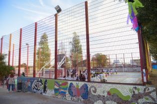 Encuentro de básquet de escuelas de Casavalle en el Centro Cívico Luisa Cuesta