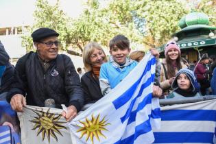 Llegada de la selección uruguaya de fútbol sub 20 ganadora de la Copa del Mundo