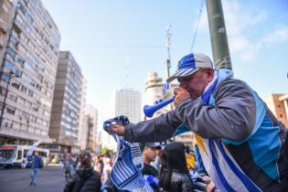 Llegada de la selección uruguaya de fútbol sub 20 ganadora de la Copa del Mundo