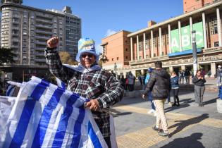 Llegada de la selección uruguaya de fútbol sub 20 ganadora de la Copa del Mundo