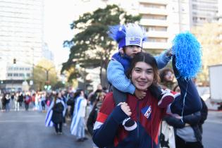 Llegada de la selección uruguaya de fútbol sub 20 ganadora de la Copa del Mundo