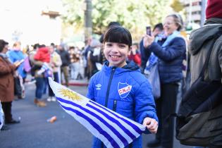 Llegada de la selección uruguaya de fútbol sub 20 ganadora de la Copa del Mundo