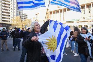 Llegada de la selección uruguaya de fútbol sub 20 ganadora de la Copa del Mundo