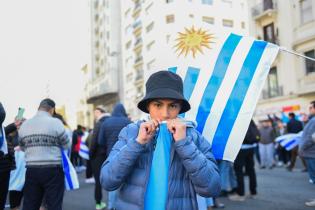 Llegada de la selección uruguaya de fútbol sub 20 ganadora de la Copa del Mundo