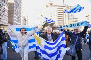 Llegada de la selección uruguaya de fútbol sub 20 ganadora de la Copa del Mundo