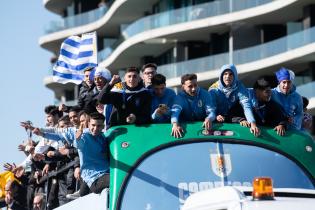 Llegada de la selección uruguaya de fútbol sub 20 ganadora de la Copa del Mundo Llegada de la selección uruguaya de fútbol sub 20 ganadora de la Copa del Mundo