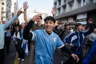 Llegada de la selección uruguaya de fútbol sub 20 ganadora de la Copa del Mundo