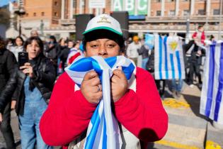 Llegada de la selección de uruguaya de fútbol sub 20 ganadora de la Copa del Mundo