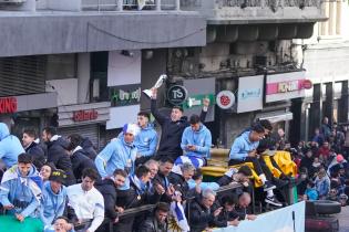 Llegada de la selección de uruguaya de fútbol sub 20 ganadora de la Copa del Mundo