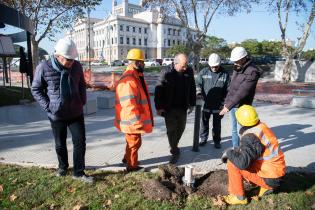 Avance de obras en el Memorial de ex presas políticas, 14 de junio de 2023