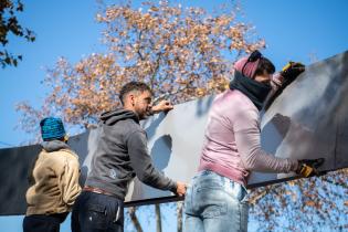 Avance de obras en el Memorial de ex presas políticas, 14 de junio de 2023