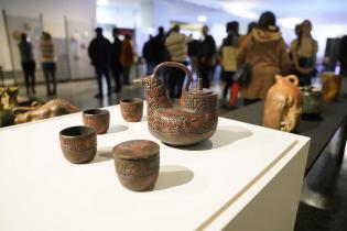 Inauguración de exposición de Tomás Cacheiro en la Intendencia