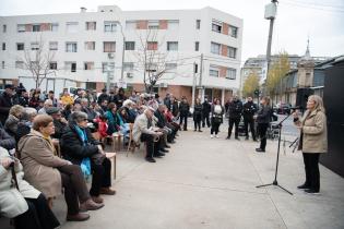 Inauguración de escultura en homenaje a Pepe D'Elía en el marco de la conmemoración de su natalicio