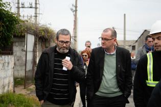 Recorrida por barrio Aquiles Lanza Recorrida por barrio Aquiles Lanza