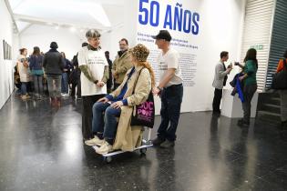 Inauguración de muestra "50 años" en el  Centro de Exposiciones Subte