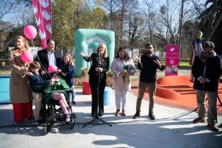 Inauguración de juegos accesibles en el Jardín Botánico