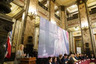 Apertura del Congreso Nacional de Ediles en el Palacio Legislativo