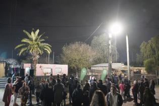 Intervención de Montevideo Avanza en Iluminación en el barrio 23 de diciembre Intervención de Montevideo Avanza en Iluminación en el barrio 23 de diciembre