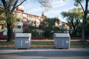 Colocación de contenedores en el Municipio D