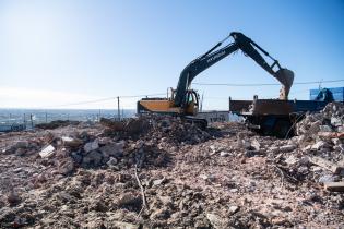 Demolición del parador del Cerro